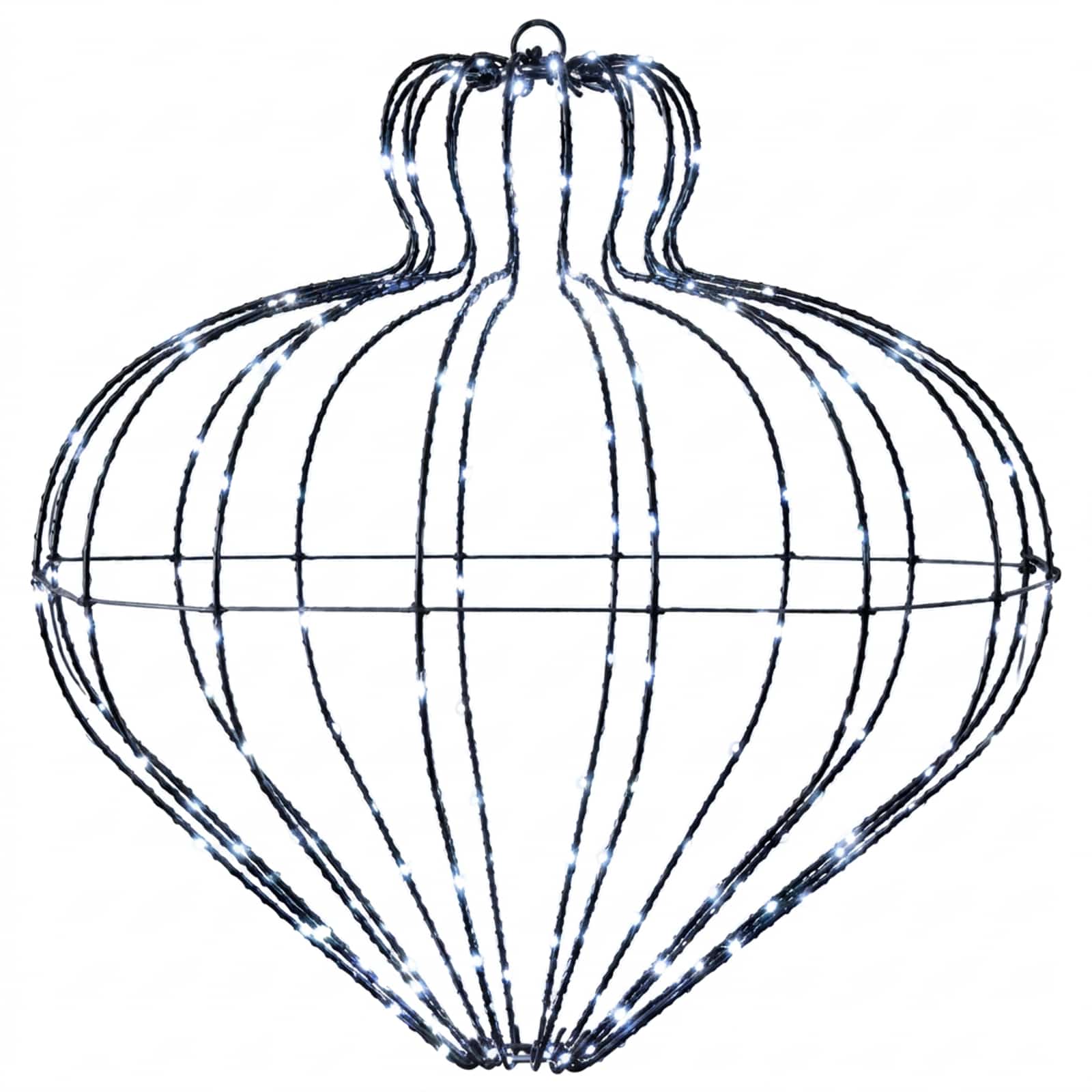 Jõulufiniaalne valgus 192 LED-i Külm valge Läbimõõt 40 x 40 cm