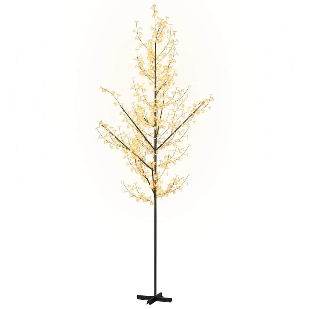 Kirsiõitega LED-puu, soe valge, 672 LEDi, 400 cm