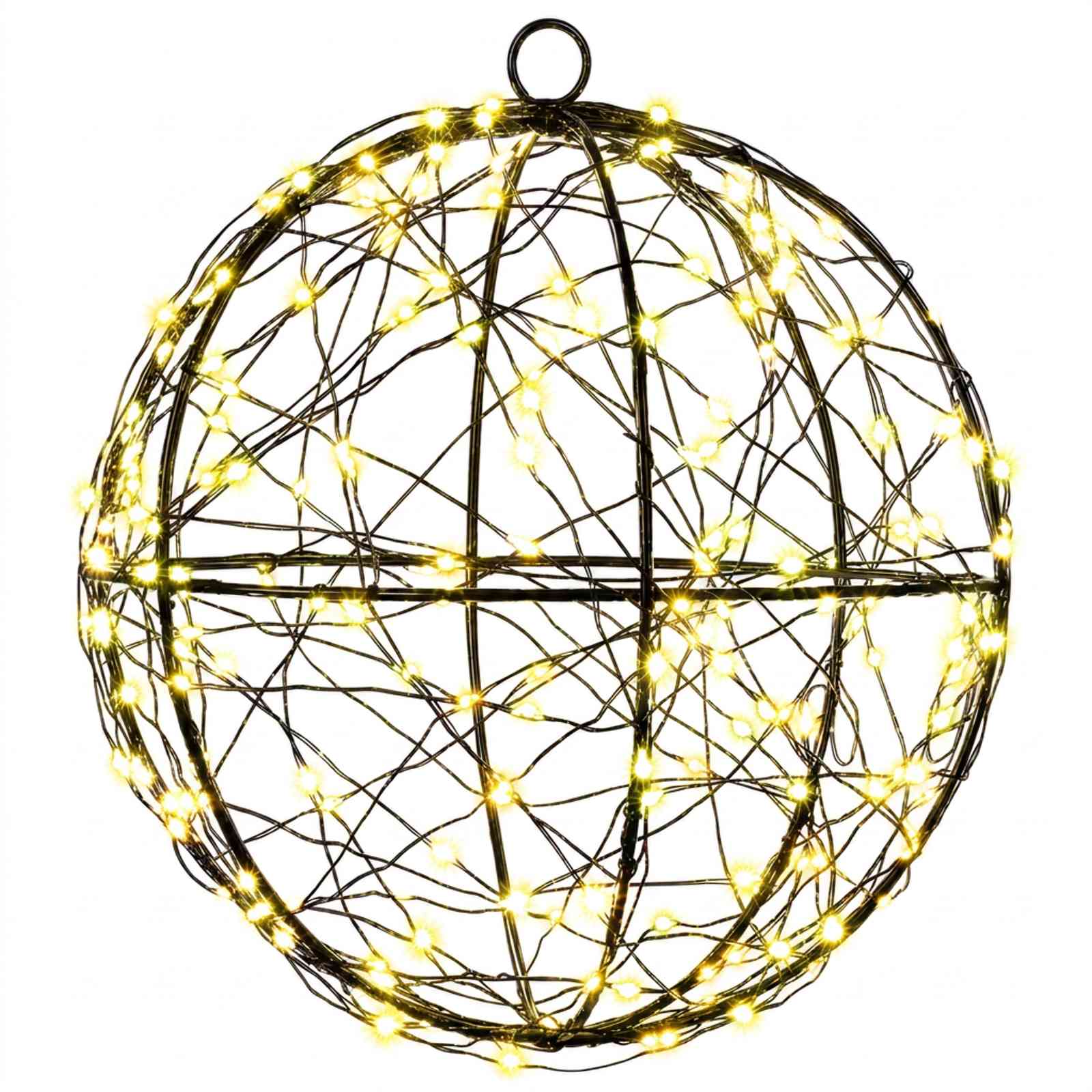 Jõulufiniaalne valgus 200 LED-i Soe valge Läbimõõt 20 x 22 cm