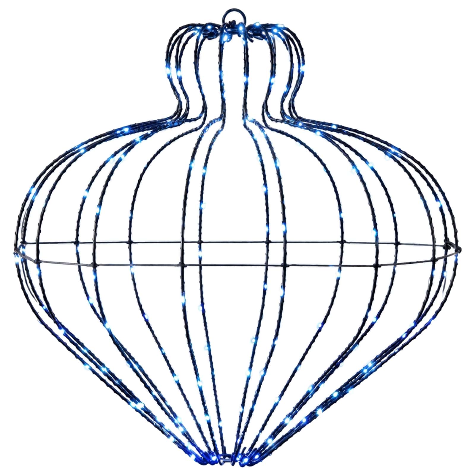 Jõulufiniaalne valgus 192 LED-i Sinine Läbimõõt 40 x 40 cm