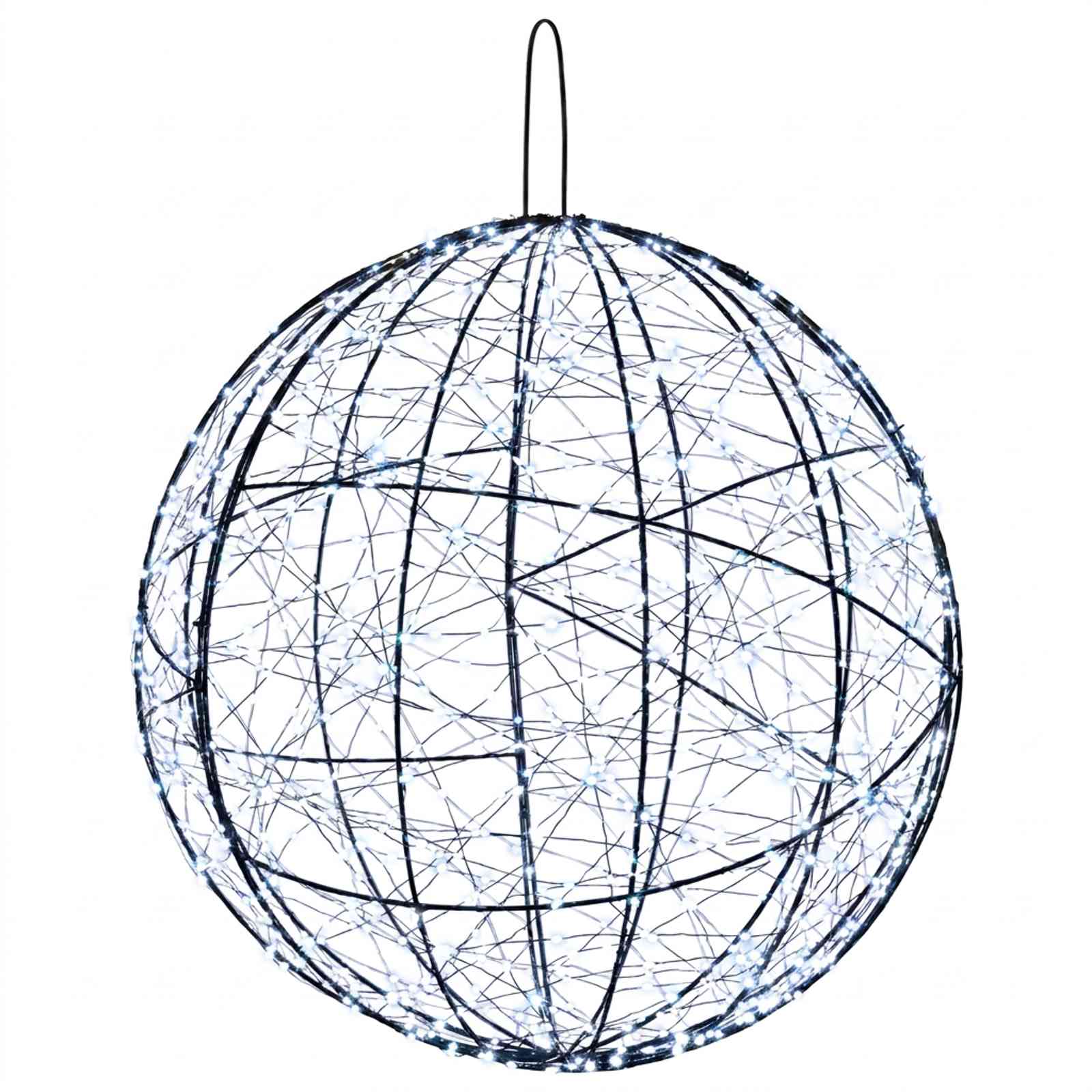 Jõulufiniaalne valgus 950 LED-i Külm valge Läbimõõt 60 x 63 cm