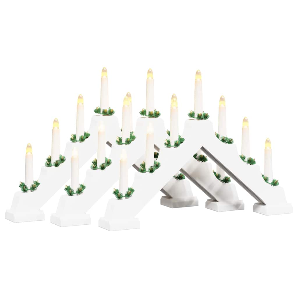 Jõuluküünla sild 3 tk 7 LED-i Soe valge 39.5 x 5 x 29 cm