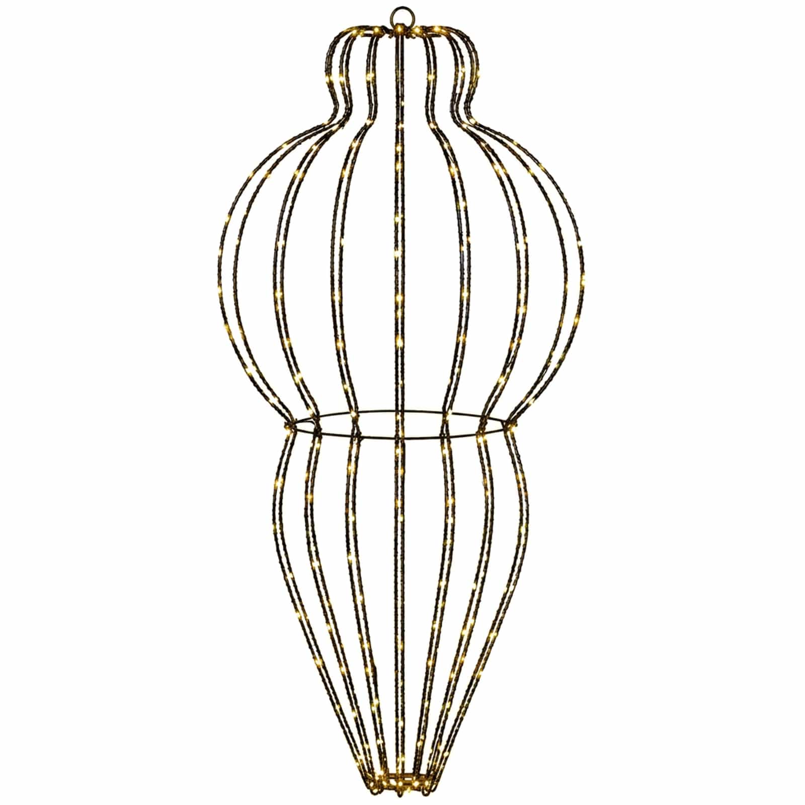 Jõulufiniaalne valgus 320 LED-i Soe valge Läbimõõt 40 x 75 cm