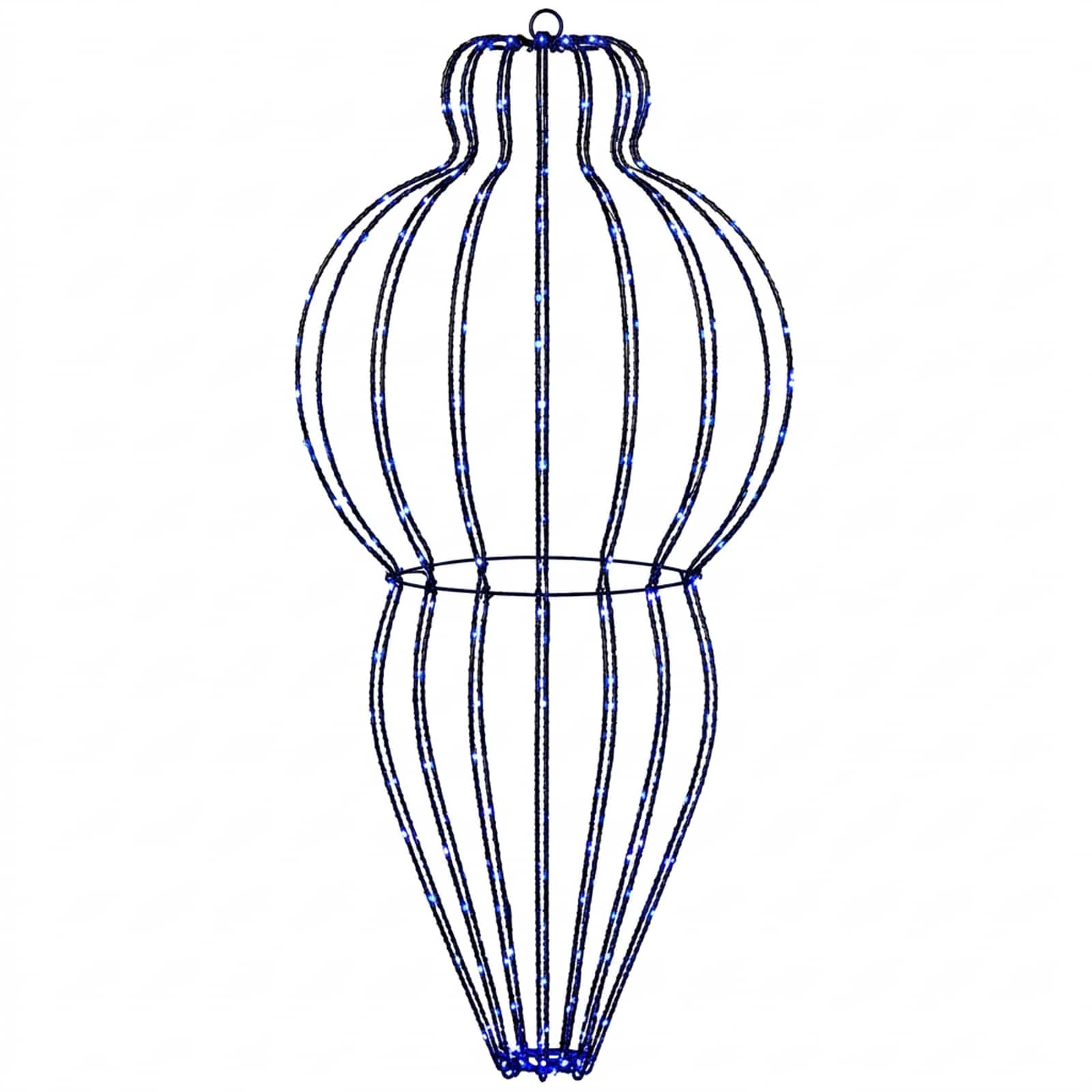 Jõulufiniaalne valgus 320 LED-i Sinine Läbimõõt 40 x 75 cm