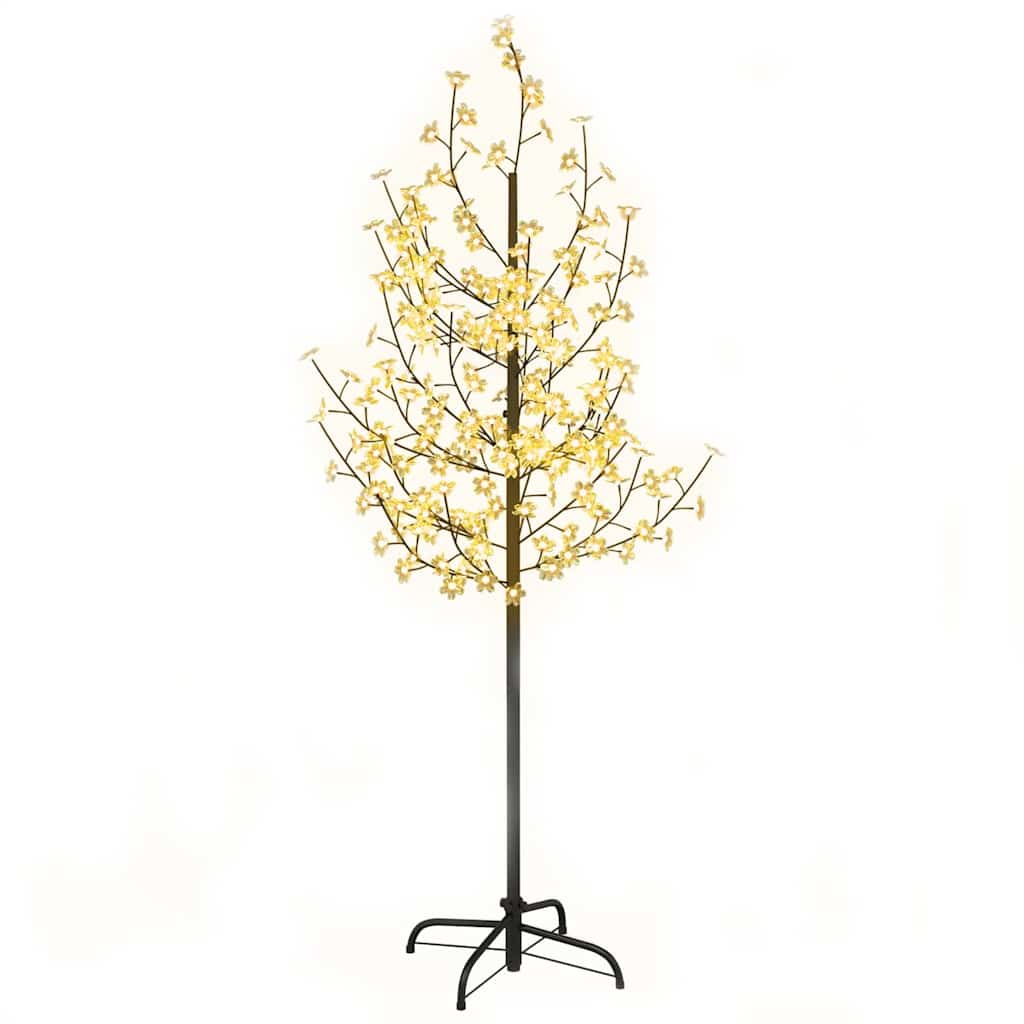 Kirsiõitega LED-puu, soe valge, 200 LEDi, 180 cm