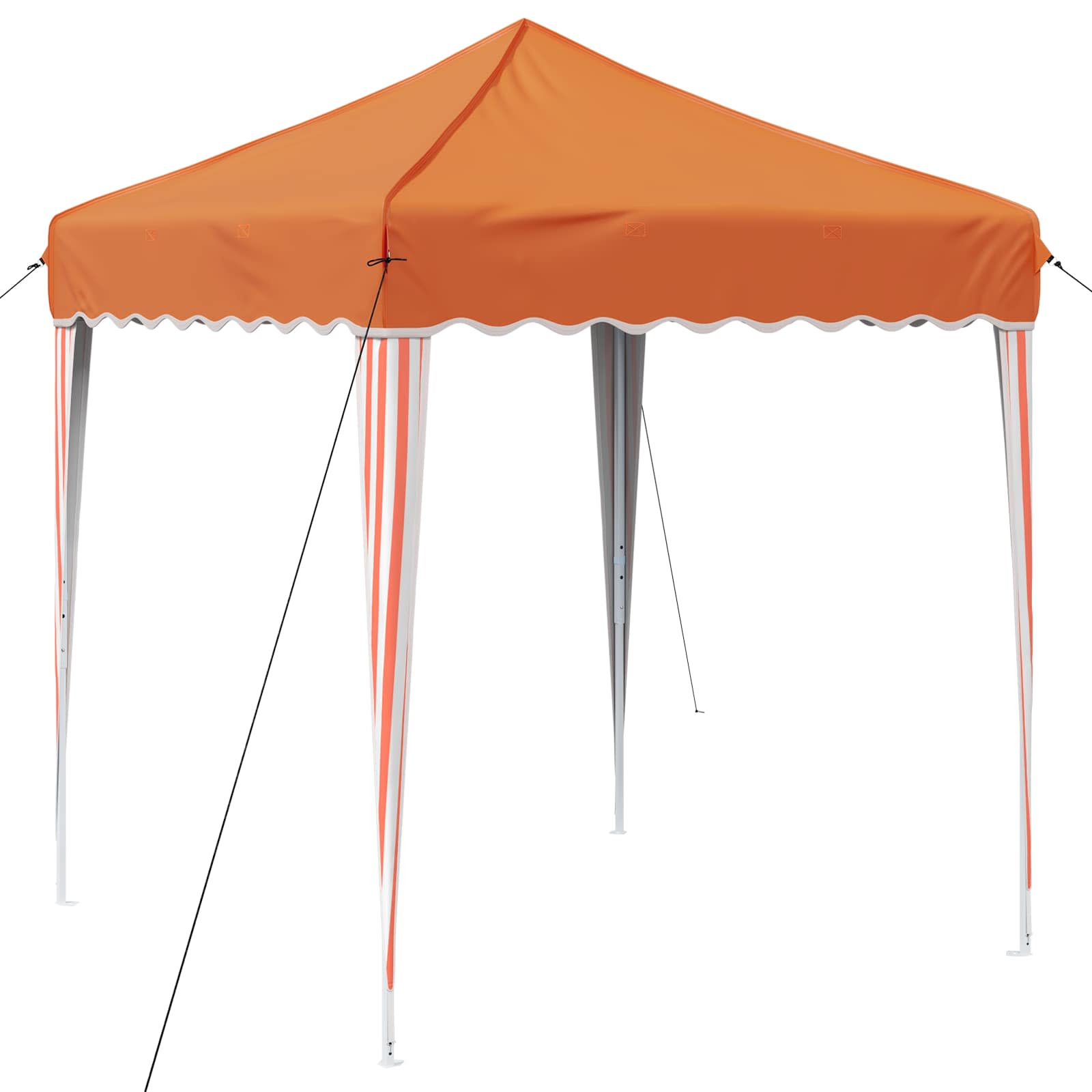 Kokkupandav peotelk (pop-up), 1,95 × 1,94 m, oranž