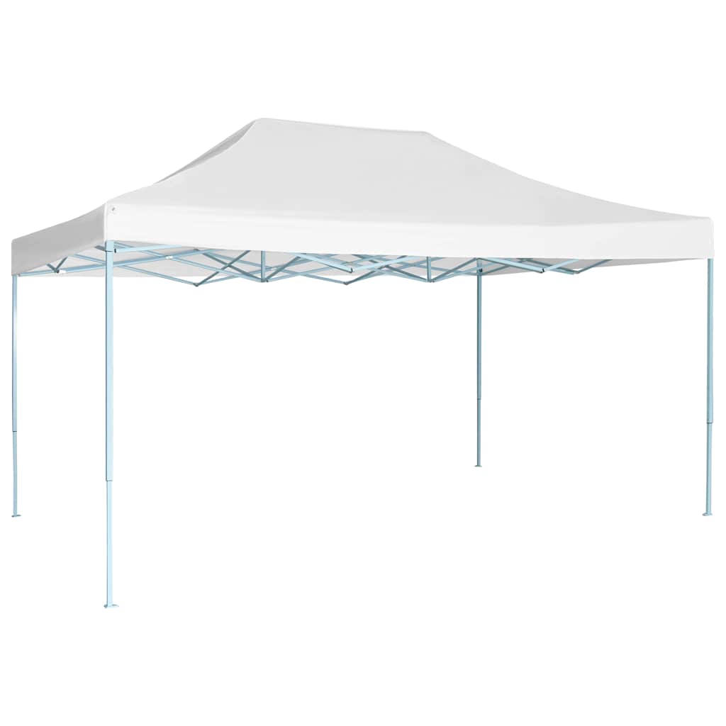 Kokkupandav peotelk (pop-up), 3 × 4,5 m, valge
