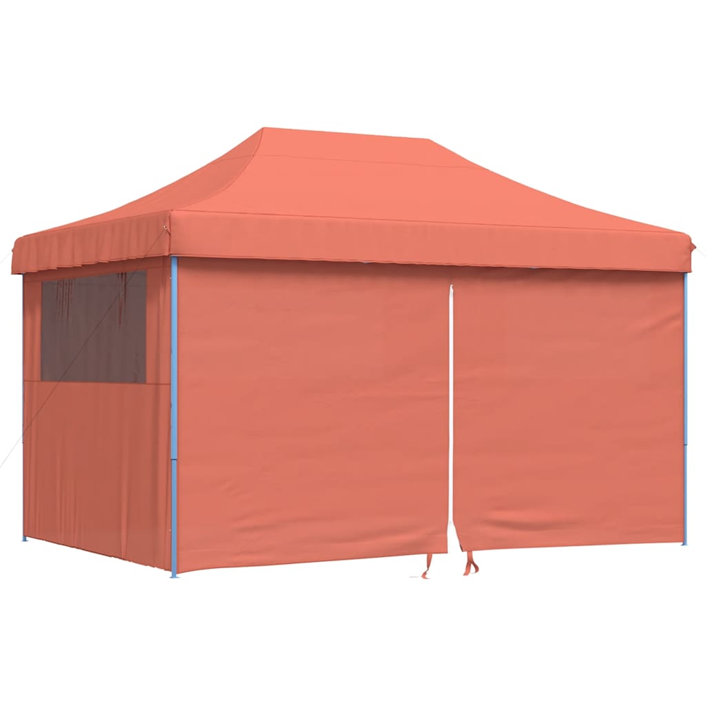 Kokkupandav peotelk (pop-up) 4 külgseinaga, 4,4 × 2,92 m, terrakota