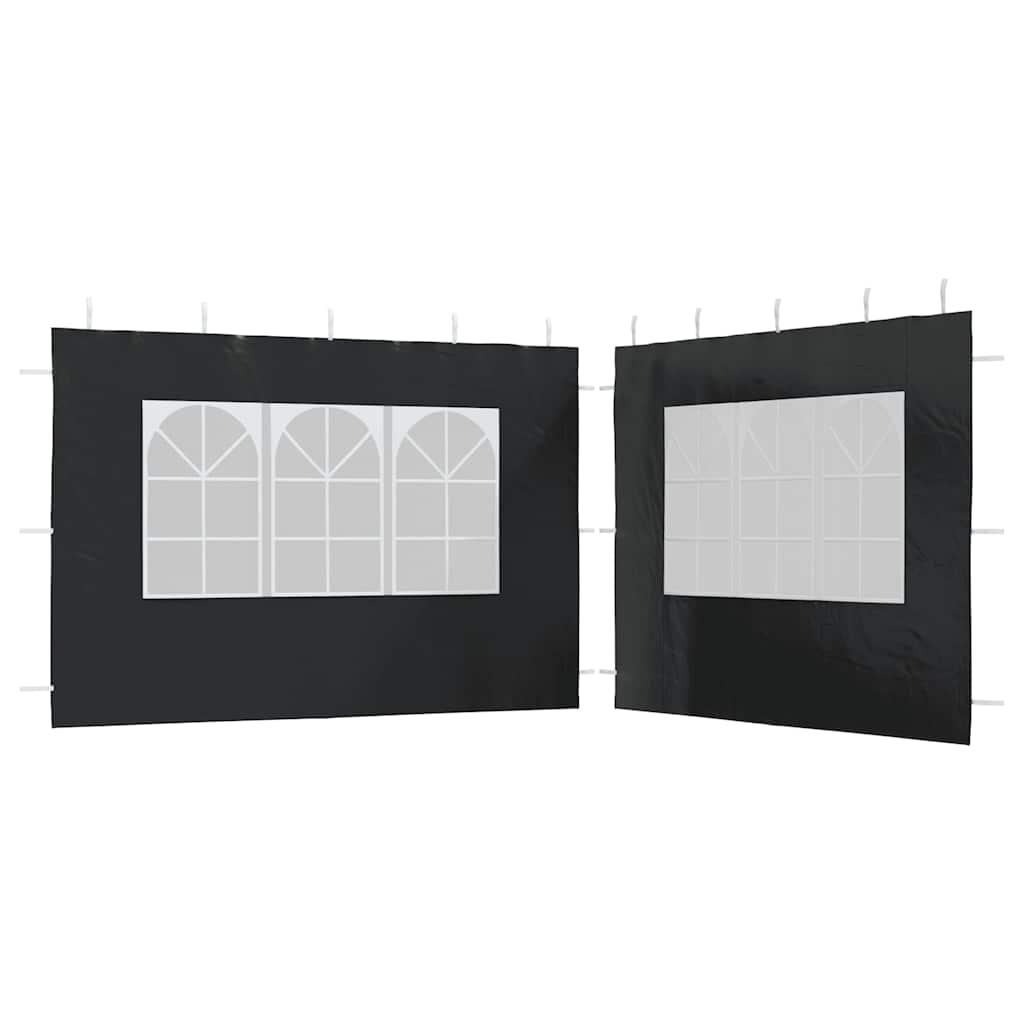 Peotelgi külgseinad 2 tk, 300 × 195 cm, antratsiithall