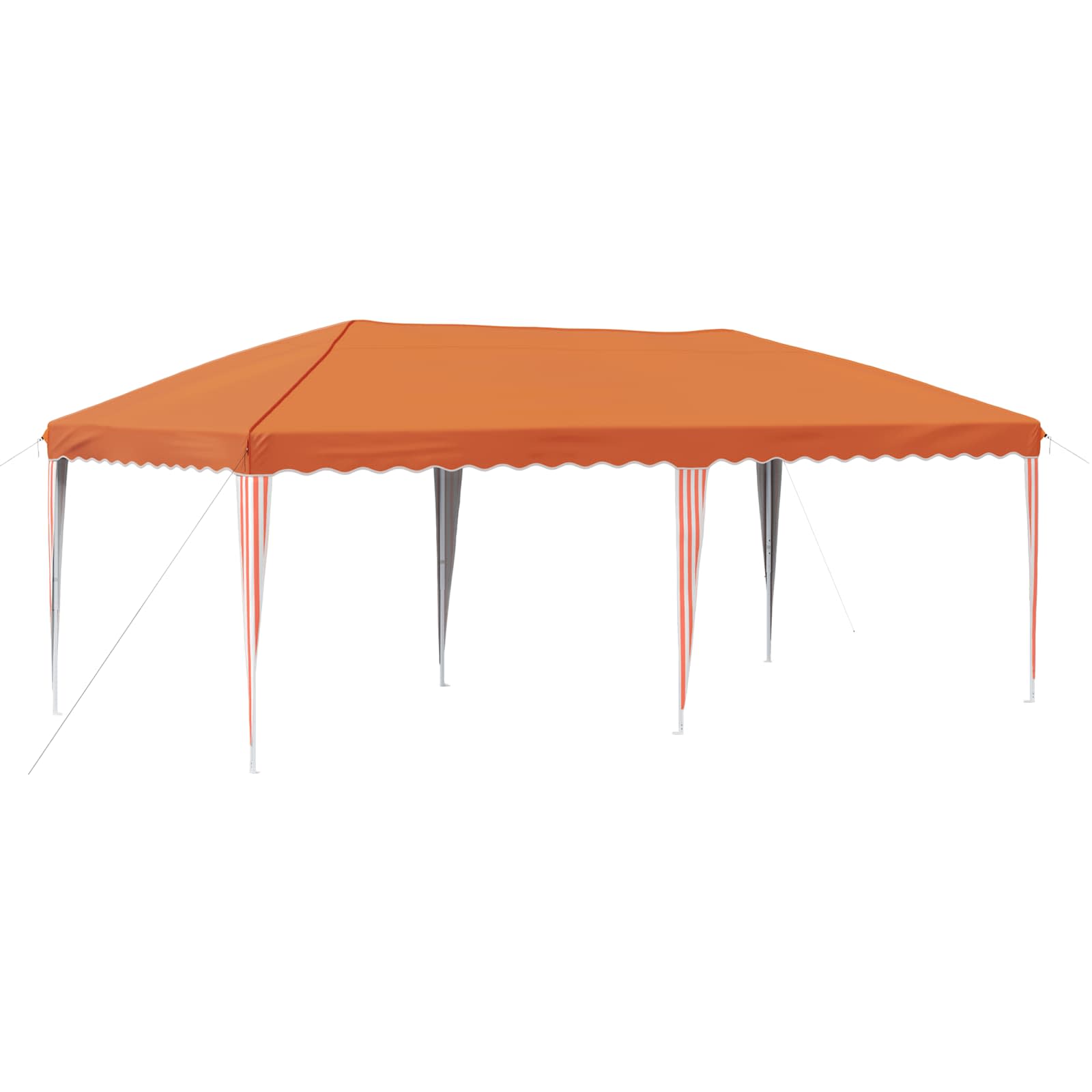 Kokkupandav peotelk (pop-up), 5,75 × 2,9 m, oranž
