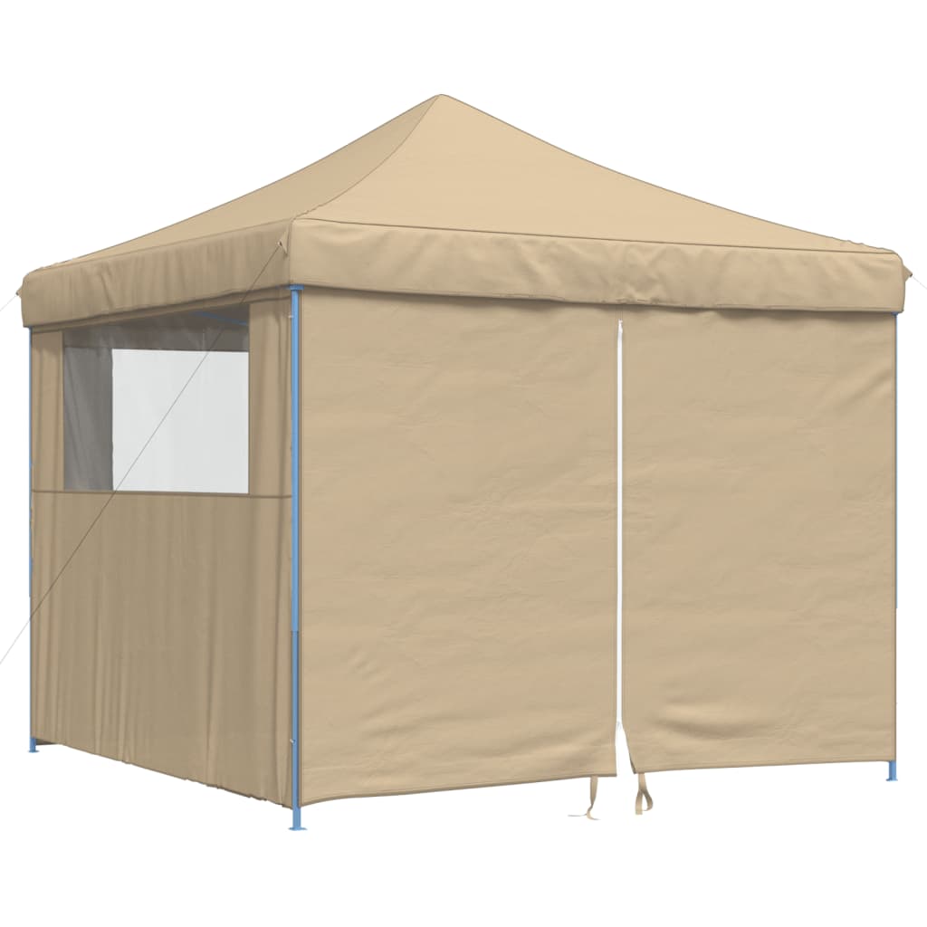 Kokkupandav peotelk (pop-up) 4 külgseinaga, 2,92 × 2,92 m, beež