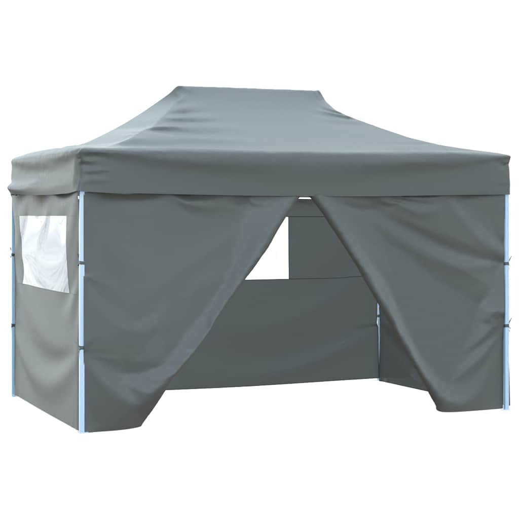 Kokkupandav peotelk (pop-up) 4 külgseinaga, 4,31 × 2,91 m, antratsiithall