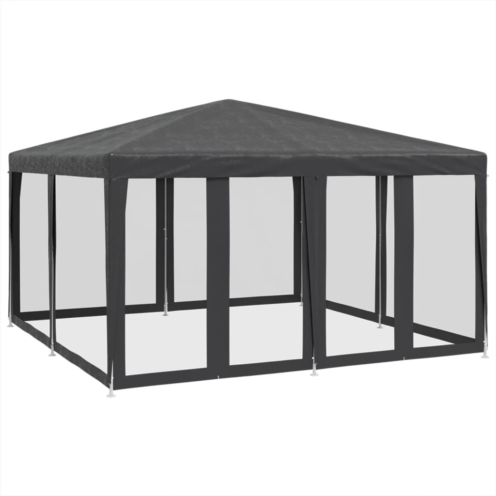 Peotelk sääsevõrguga, 4 × 4 m, antratsiithall