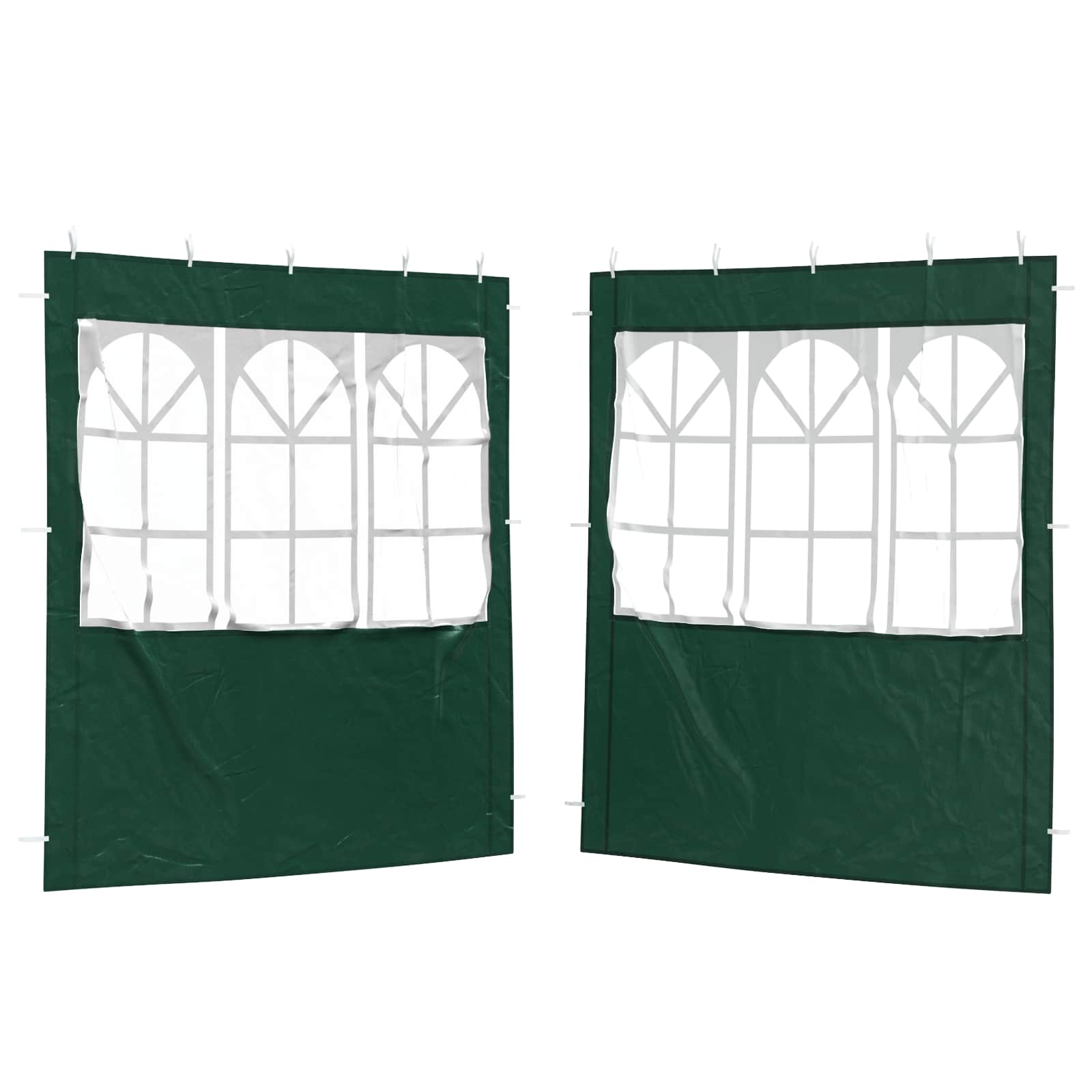 Peotelgi külgseinad, 2 tk, 2 × 1,95 m, roheline