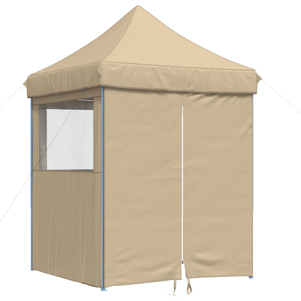 Kokkupandav peotelk (pop-up) 4 külgseinaga, 2 × 2 m, beež