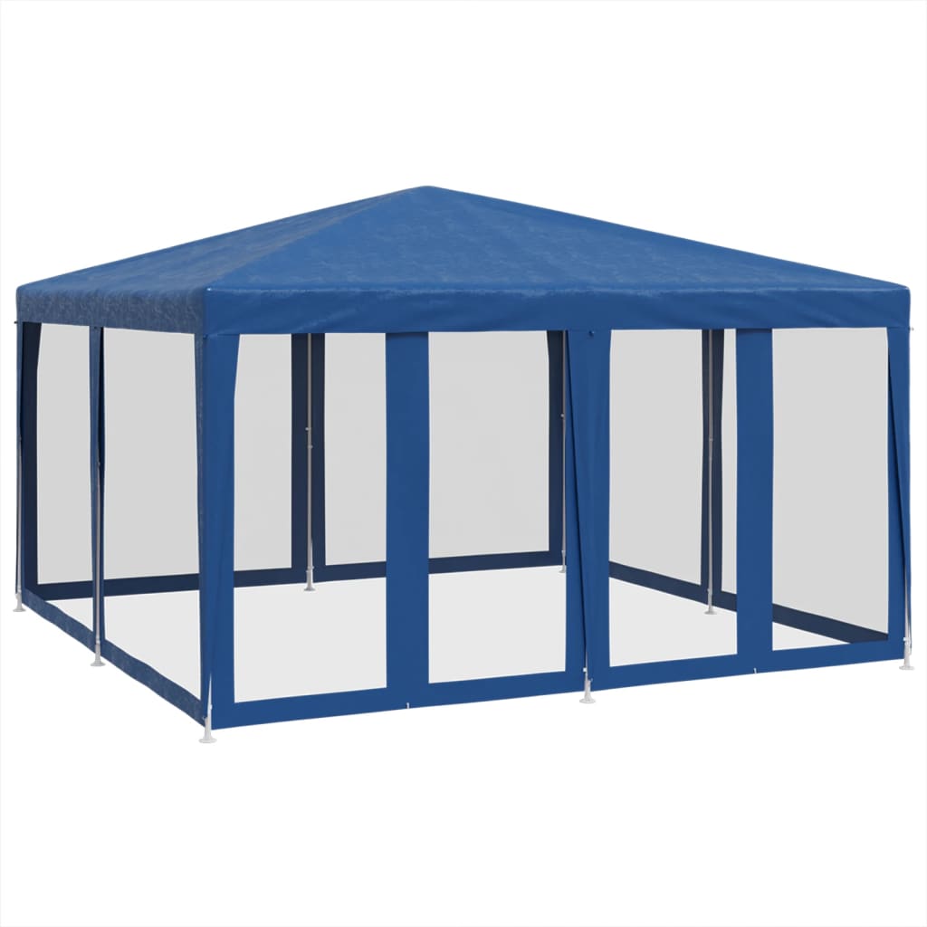 Peotelk sääsevõrguga, 4 × 4 m, sinine