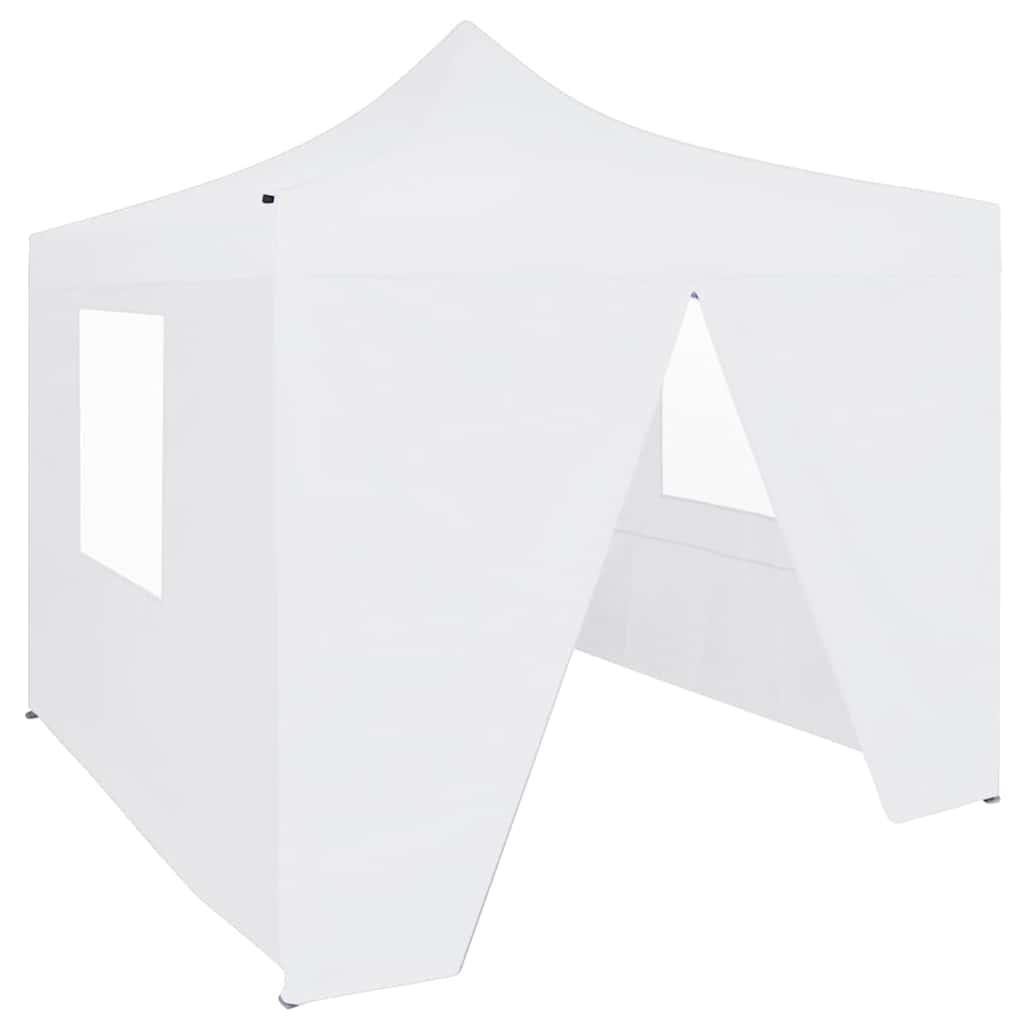 Kokkupandav peotelk (pop-up) 4 külgseinaga, 3 × 3 m, valge