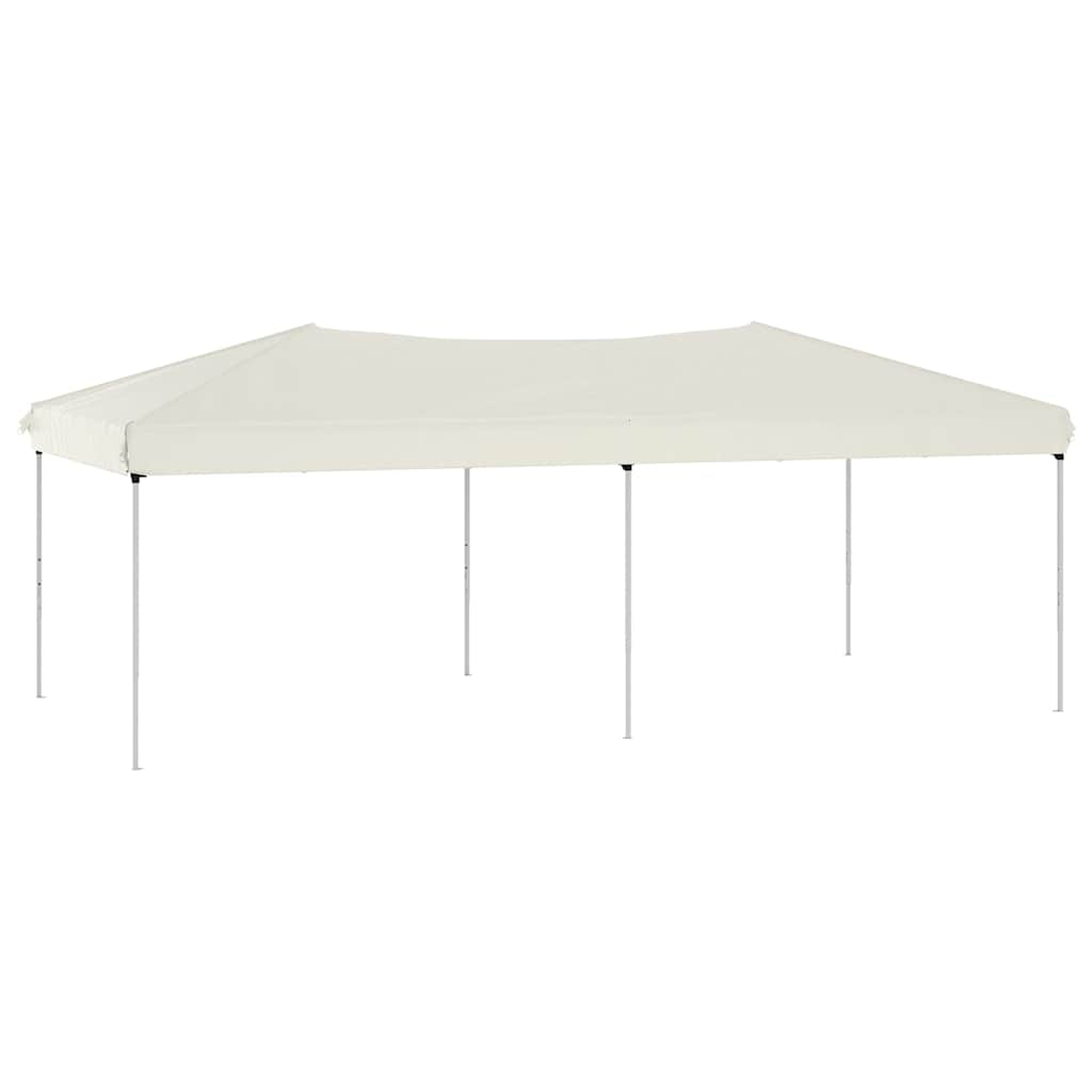Kokkupandav peotelk (pop-up), 3 × 6 m, kreemjas
