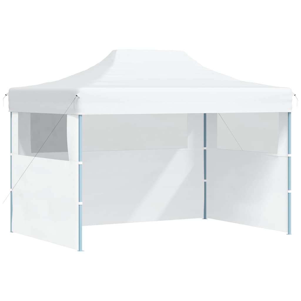 Kokkupandav peotelk (pop-up) 3 külgseinaga, 2,8 × 4,1 m, valge