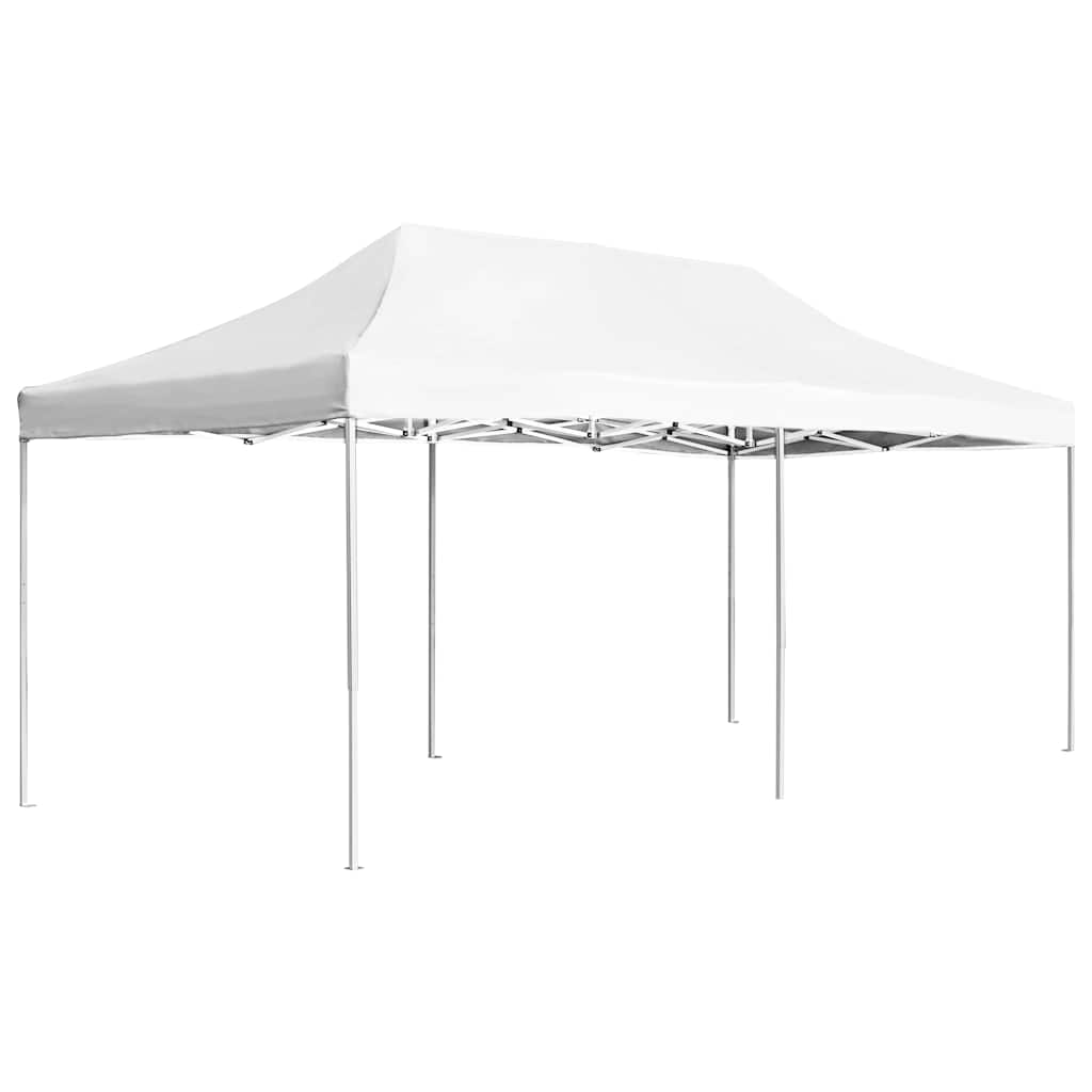 Kokkupandav peotelk (pop-up), 6 × 3 m, valge