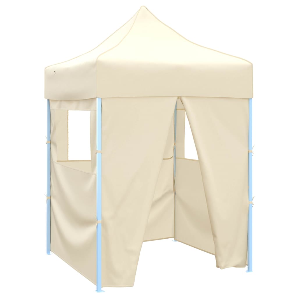 Kokkupandav peotelk (pop-up) 4 külgseinaga, 2 × 2 m, kreemjas