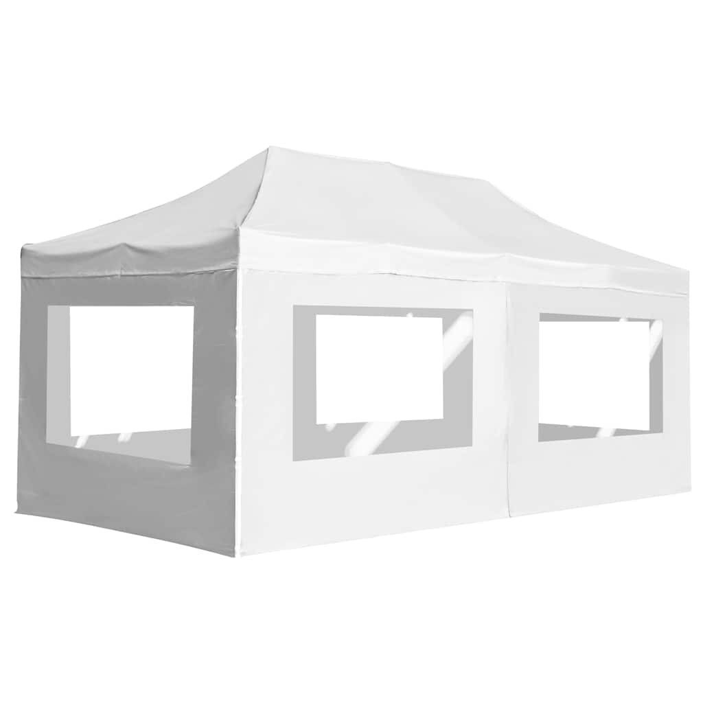 Kokkupandav peotelk (pop-up) seintega, 6 × 3 m, valge