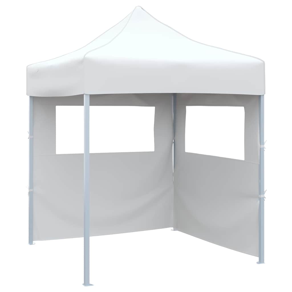 Kokkupandav peotelk (pop-up) 2 külgseinaga, 2 × 2 m, valge