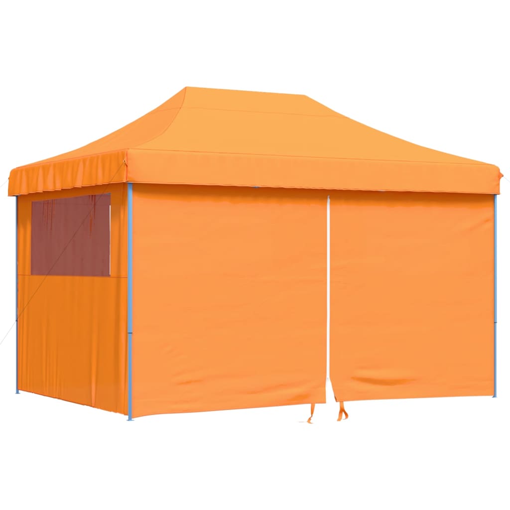 Kokkupandav peotelk (pop-up) 4 külgseinaga, 4,1 × 2,79 m, oranž
