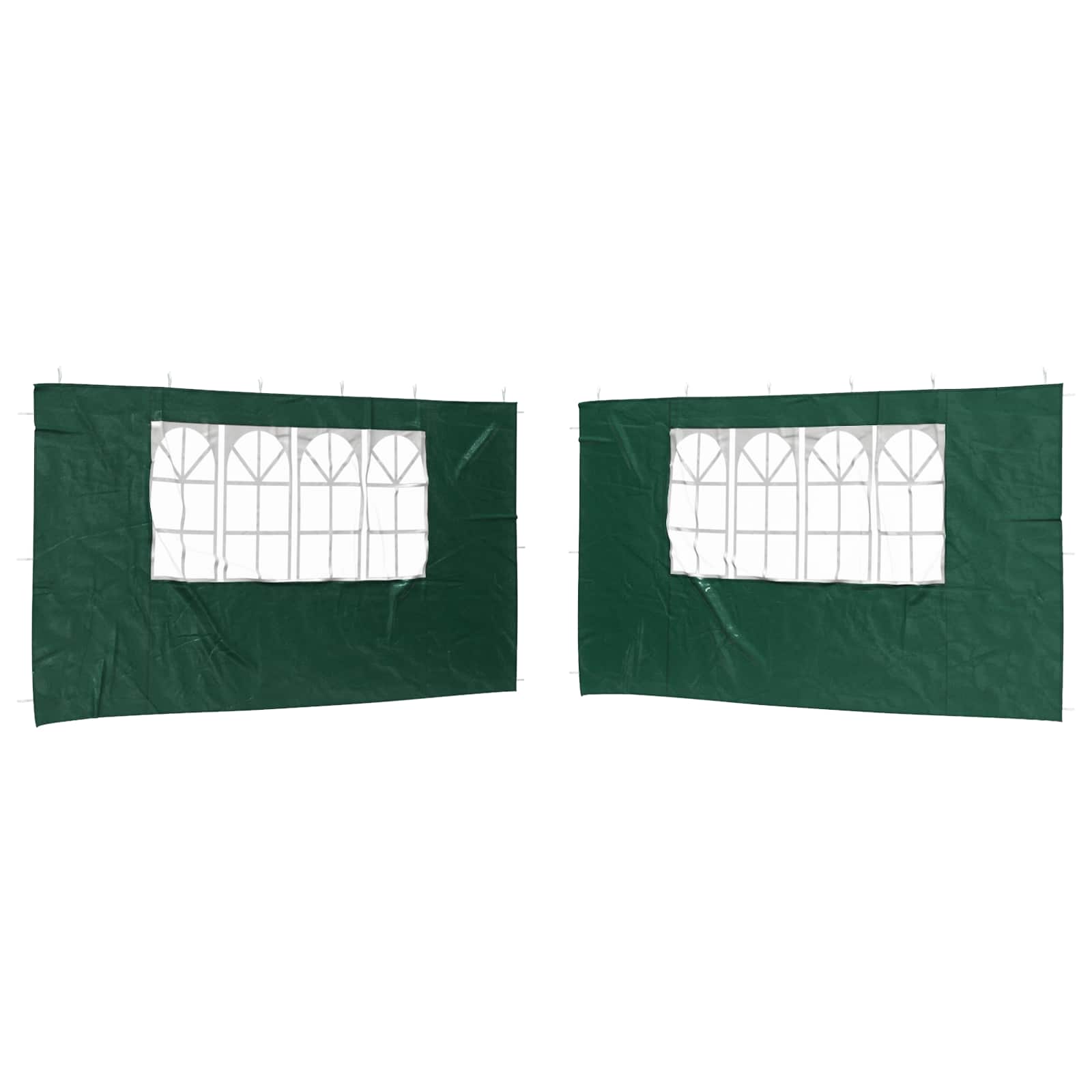 Peotelgi külgseinad, 2 tk, 4 × 1,95 m, roheline