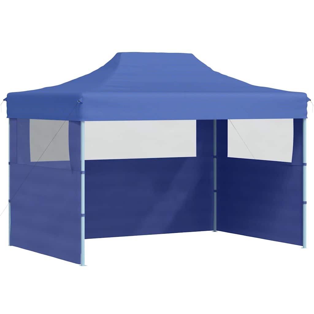 Kokkupandav peotelk (pop-up) 3 külgseinaga, 2,8 × 4,1 m, sinine