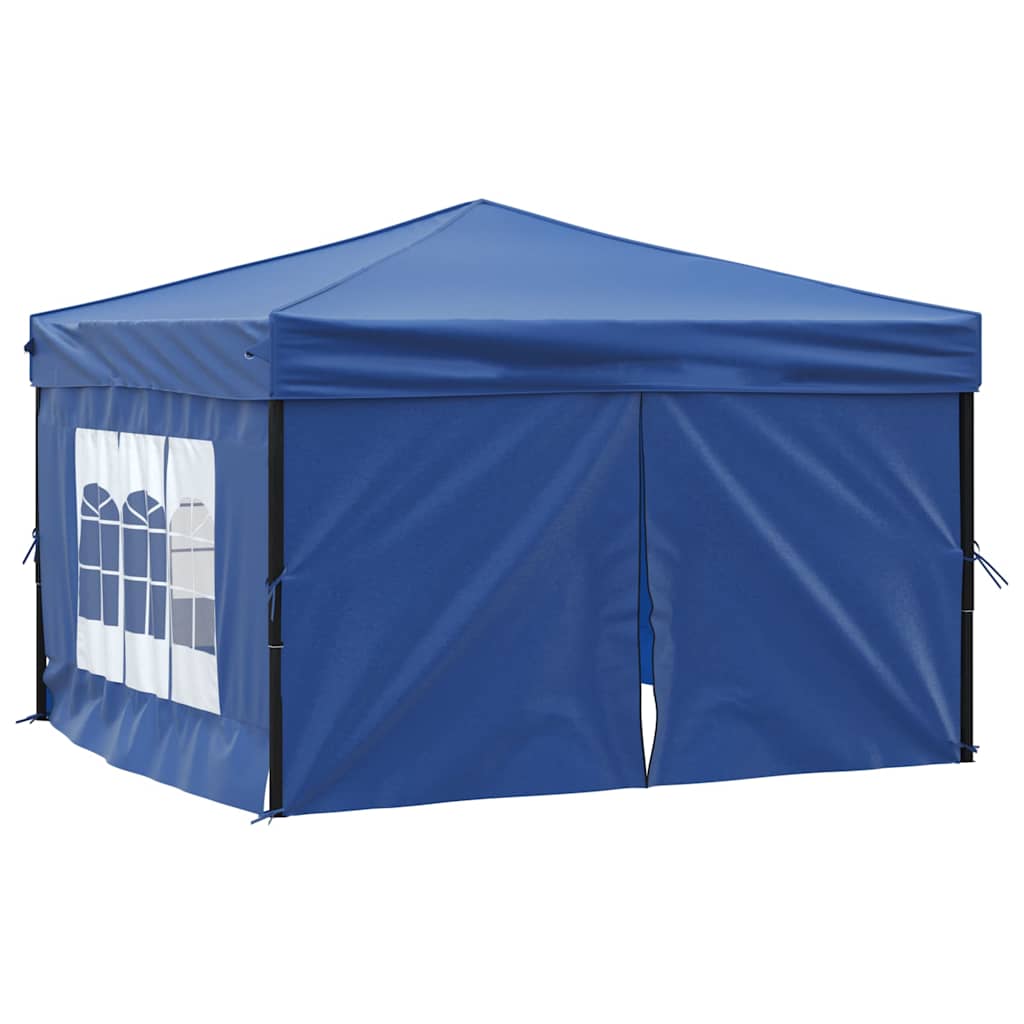 Kokkupandav peotelk (pop-up) seintega, 3 × 3 m, sinine