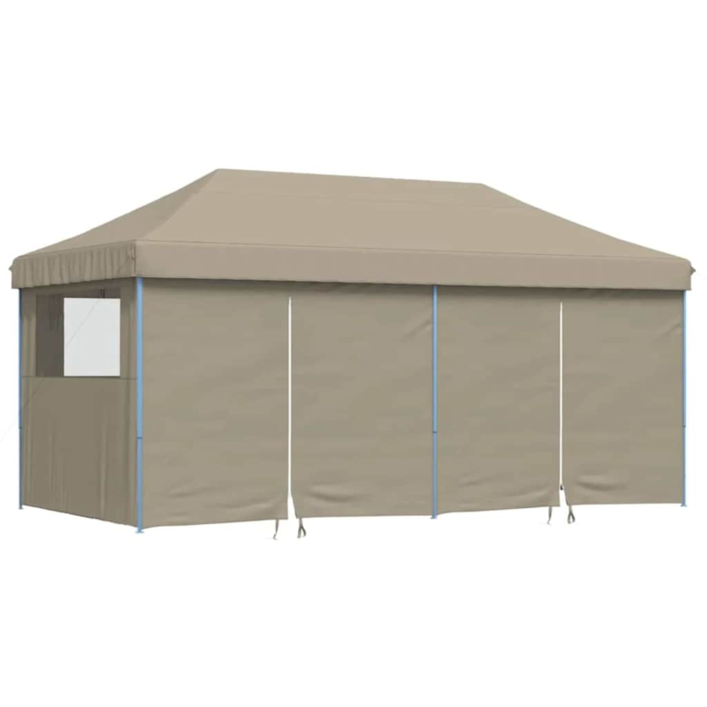 Kokkupandav peotelk (pop-up) 4 külgseinaga, 5,8 × 2,92 m, pruunikashall