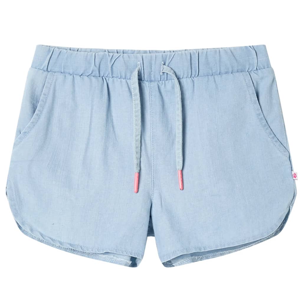 Kids'Shorts Denim Blue 140 Light Blue 140