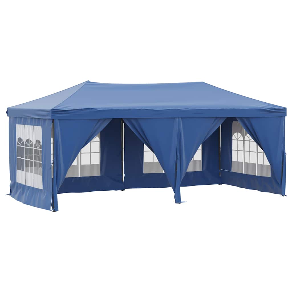 Kokkupandav peotelk (pop-up) seintega, 3 × 6 m, sinine