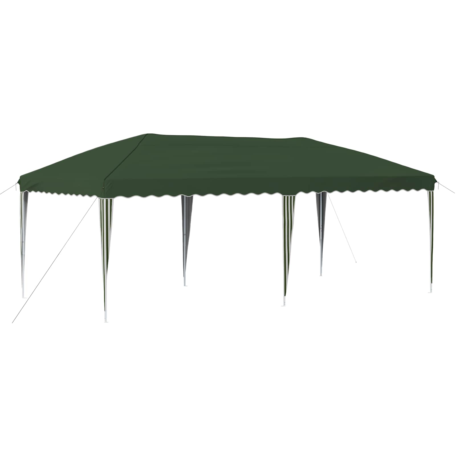 Kokkupandav peotelk (pop-up), 5,75 × 2,9 m, roheline