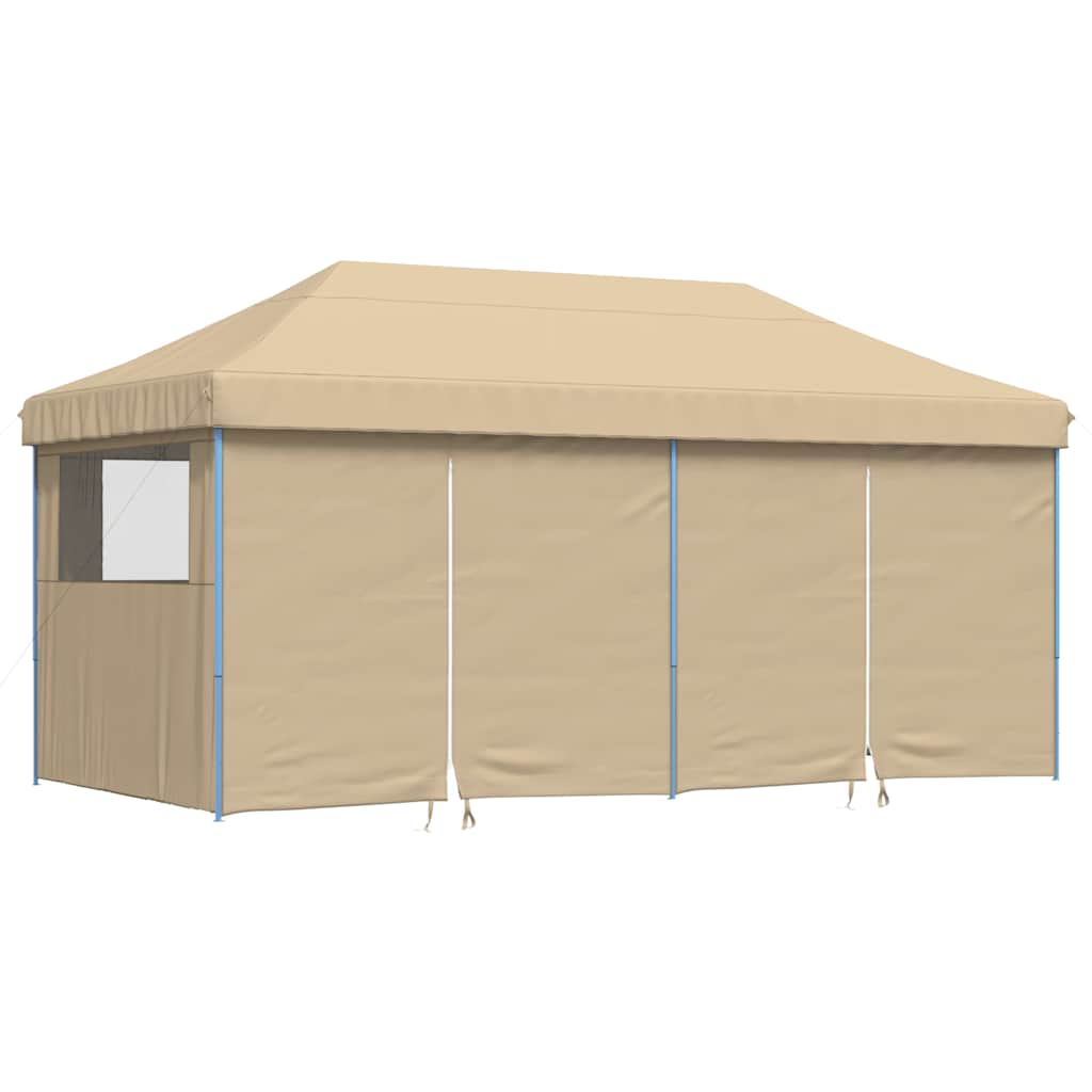 Kokkupandav peotelk (pop-up) 4 külgseinaga, 5,8 × 2,92 m, beež