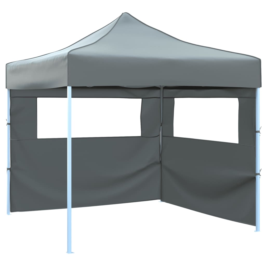 Kokkupandav peotelk (pop-up) 2 külgseinaga, 3 × 3 m, antratsiithall
