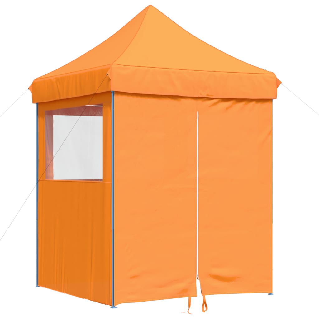 Kokkupandav peotelk (pop-up) 4 külgseinaga, 2 × 2 m, oranž