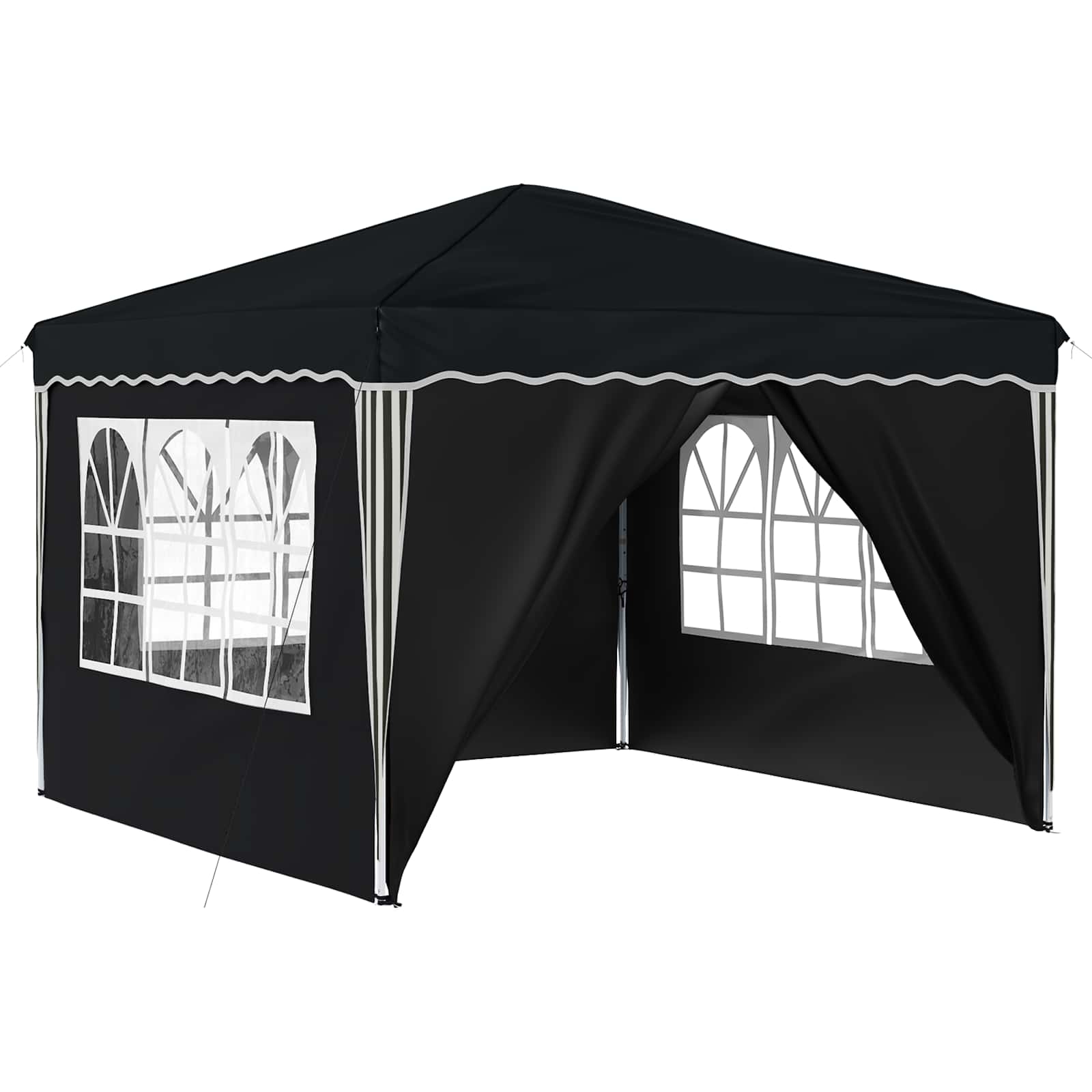 Kokkupandav peotelk (pop-up), 2,9 × 2,9 m, antratsiithall