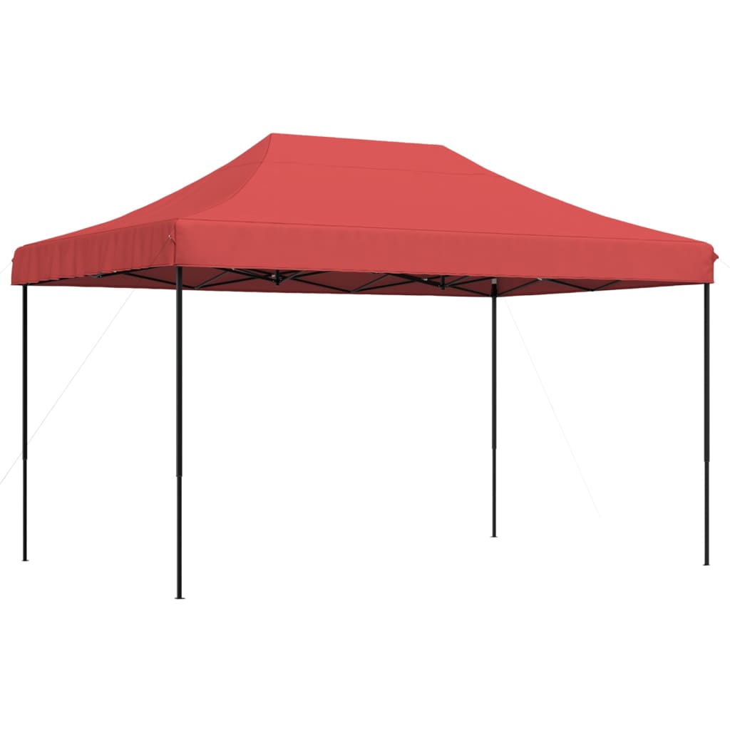 Kokkupandav peotelk (pop-up), 4,4 × 2,92 m, veinipunane