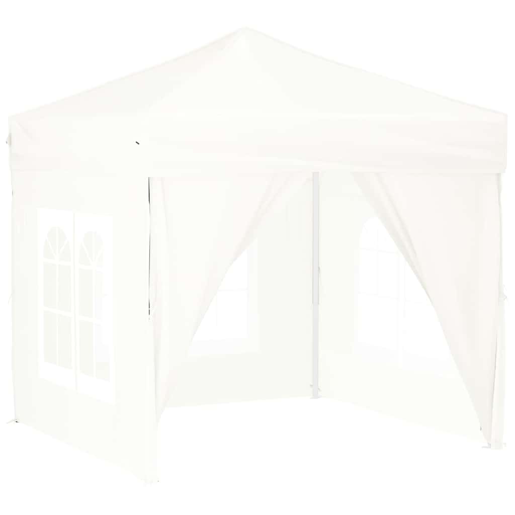 Kokkupandav peotelk (pop-up) seintega, 2 × 2 m, valge