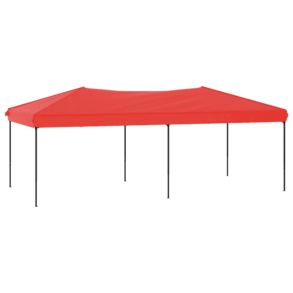 Kokkupandav peotelk (pop-up), 3 × 6 m, punane