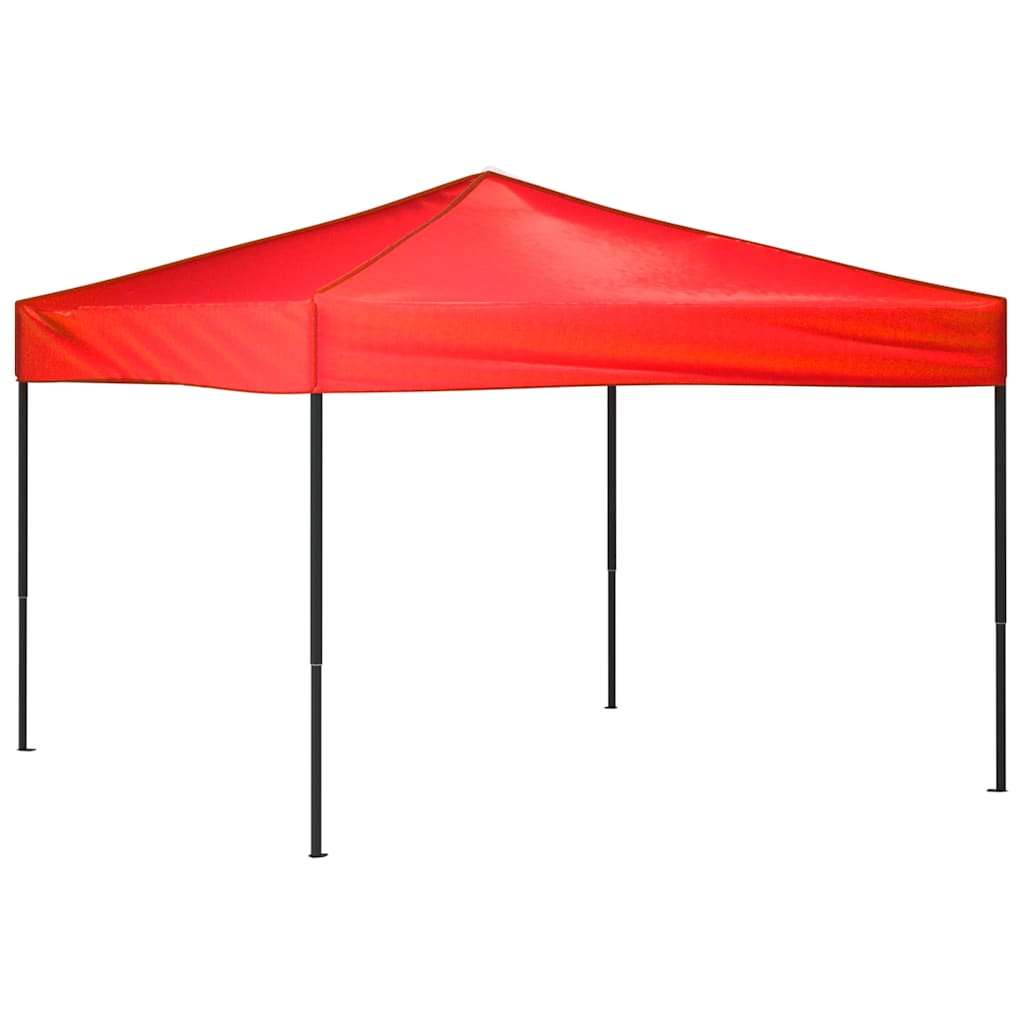 Kokkupandav peotelk (pop-up), 3 × 3 m, punane