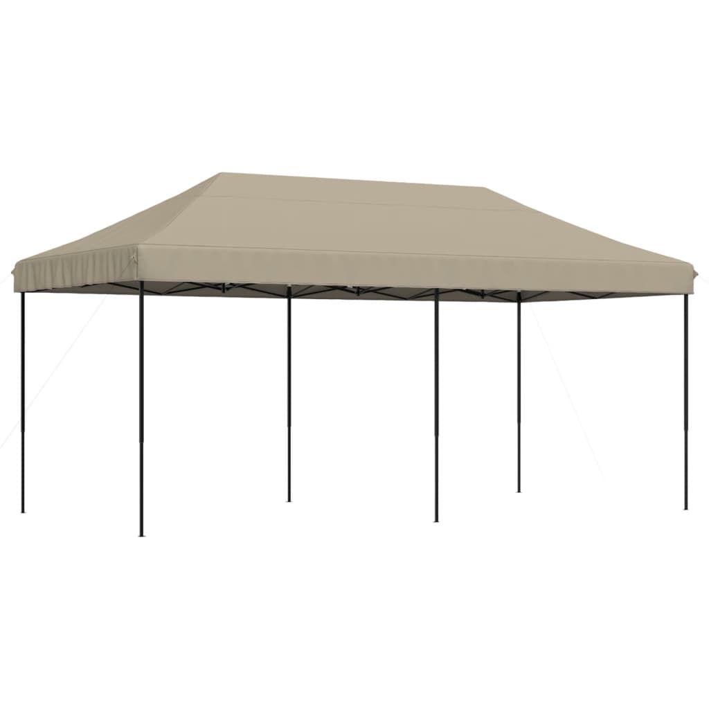 Kokkupandav peotelk (pop-up), 5,8 × 2,92 m, pruunikashall