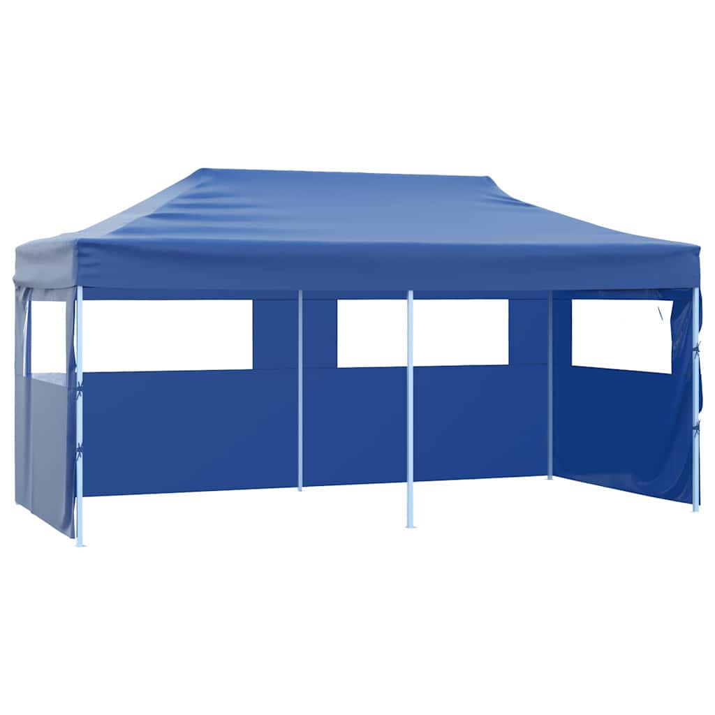 Kokkupandav peotelk (pop-up) 4 külgseinaga, 2,91 × 5,8 m, sinine
