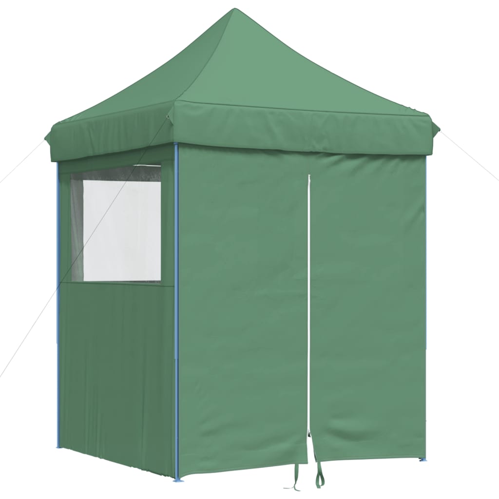 Kokkupandav peotelk (pop-up) 4 külgseinaga, 2 × 2 m, roheline