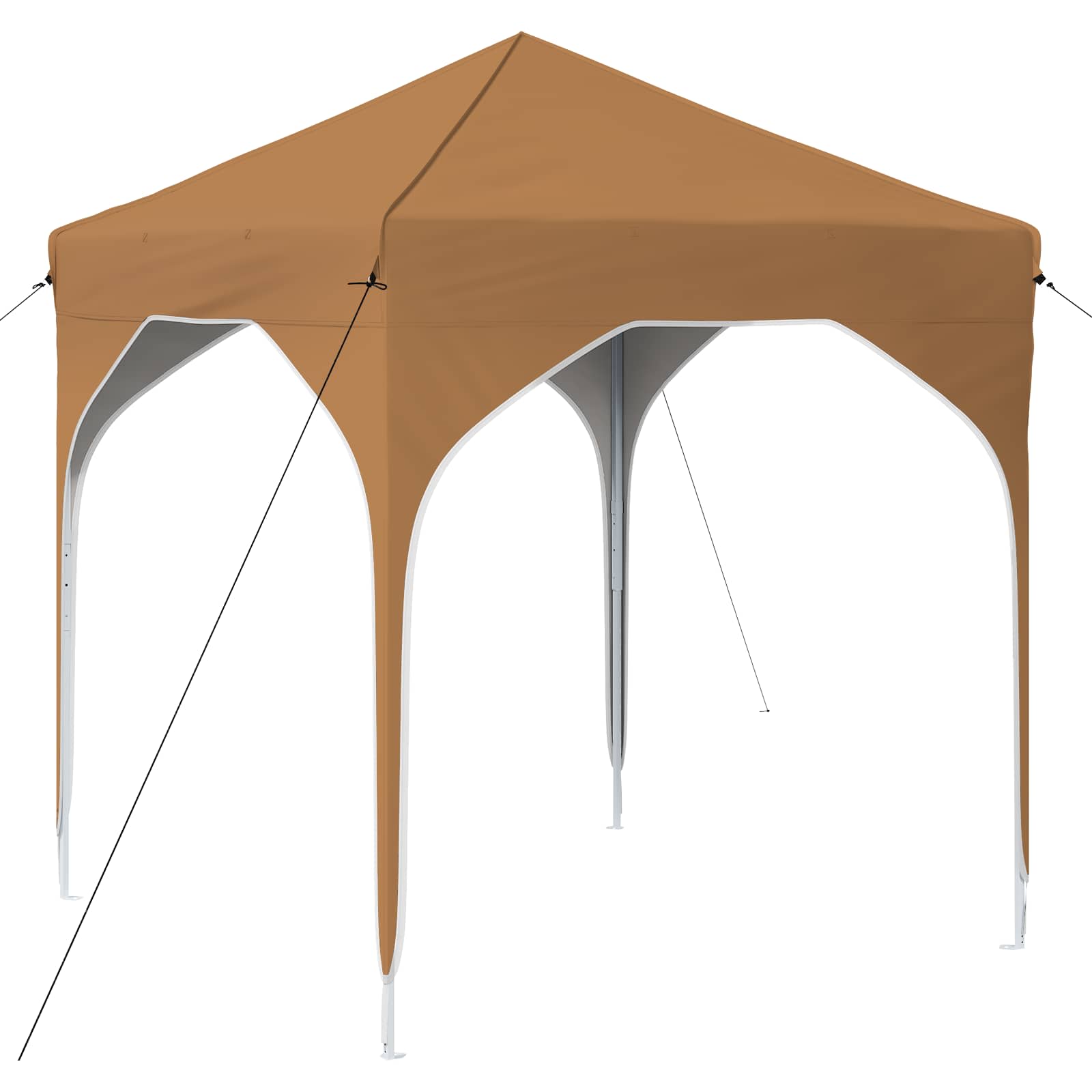 Kokkupandav peotelk (pop-up), 1,94 × 1,94 m, beež