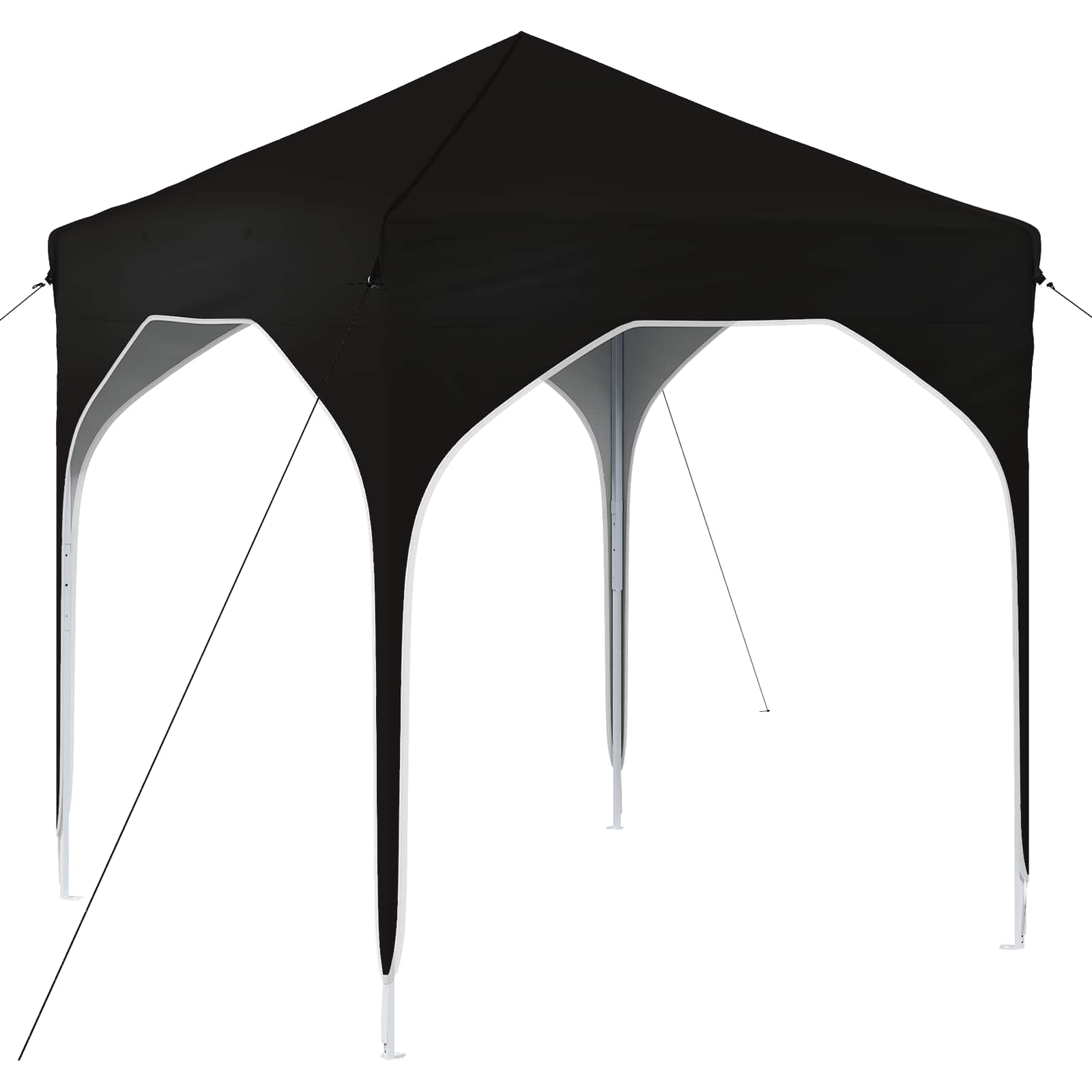Kokkupandav peotelk (pop-up), 1,94 × 1,94 m, must