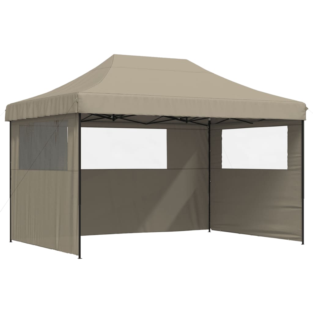 Kokkupandav peotelk (pop-up) 3 külgseinaga, 4,1 × 2,79 m, pruunikashall