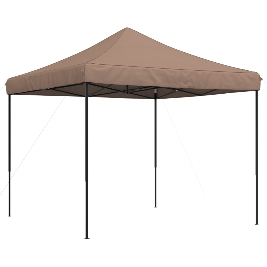 Kokkupandav peotelk (pop-up), 2,92 × 2,92 m, pruun